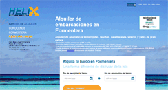 Desktop Screenshot of helixrentaboat.com