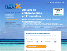 Tablet Screenshot of helixrentaboat.com